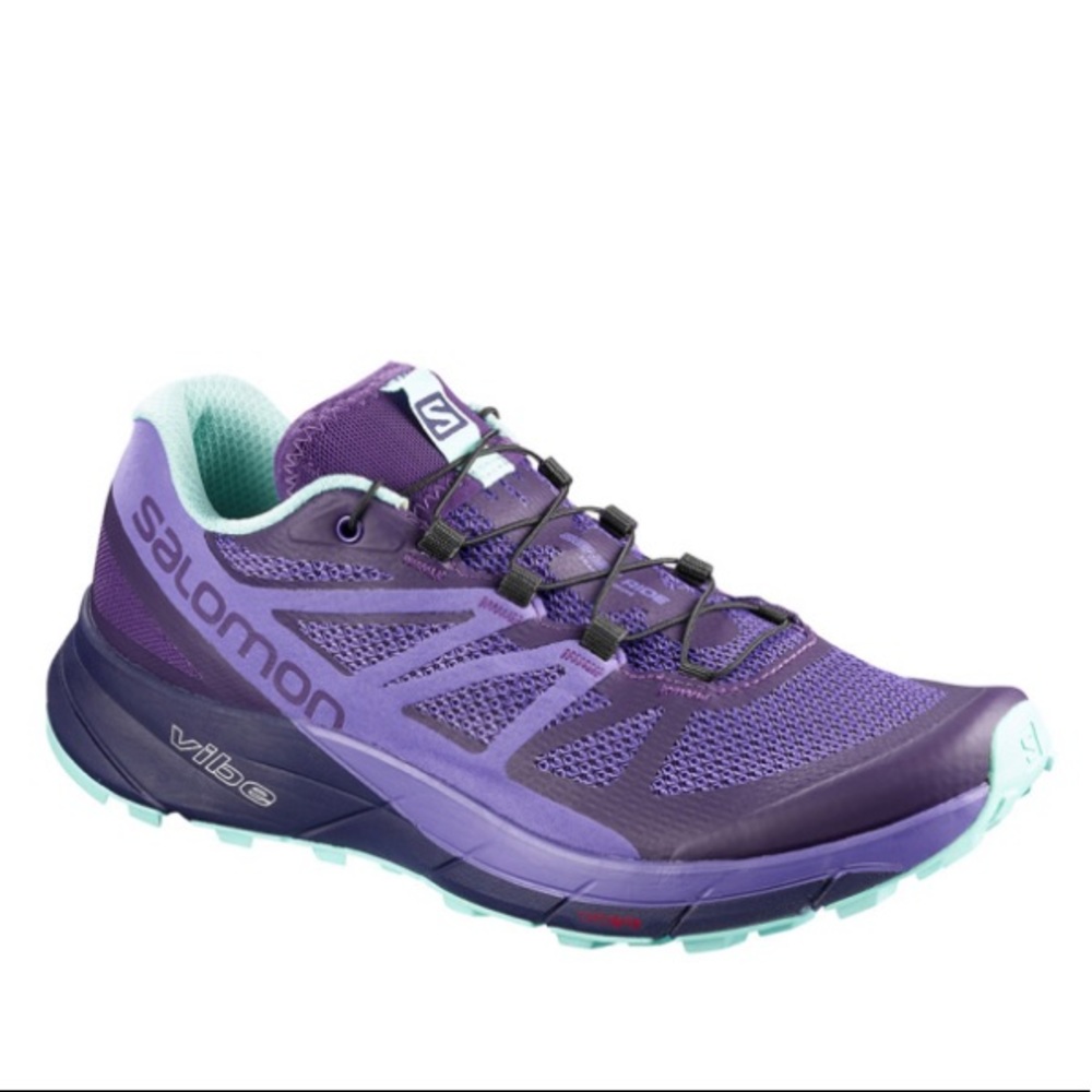 Salomon Sense Ride Trail Running Ortholite Impressions Sneaker Women's 7.5